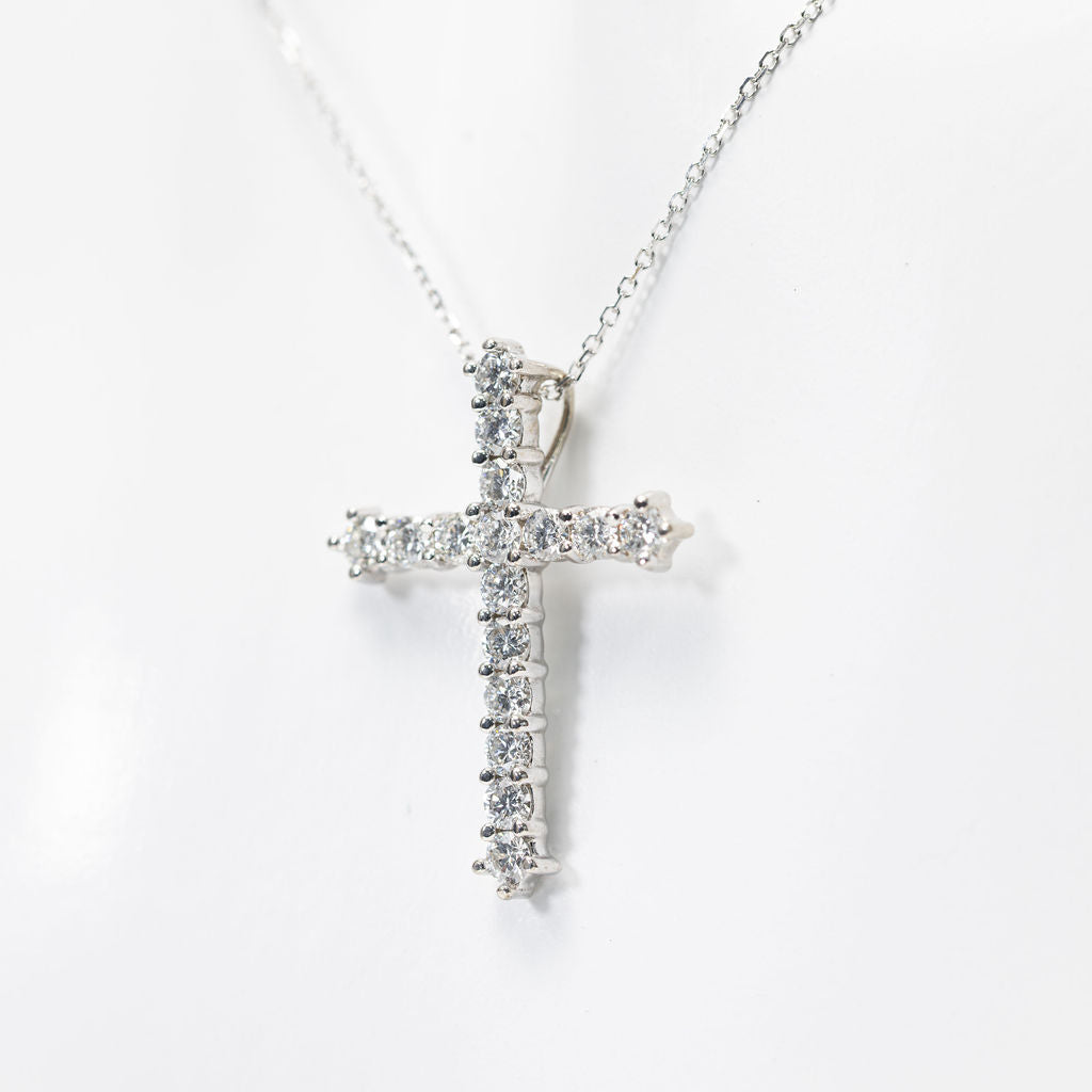 1 ct Diamond Holy Cross