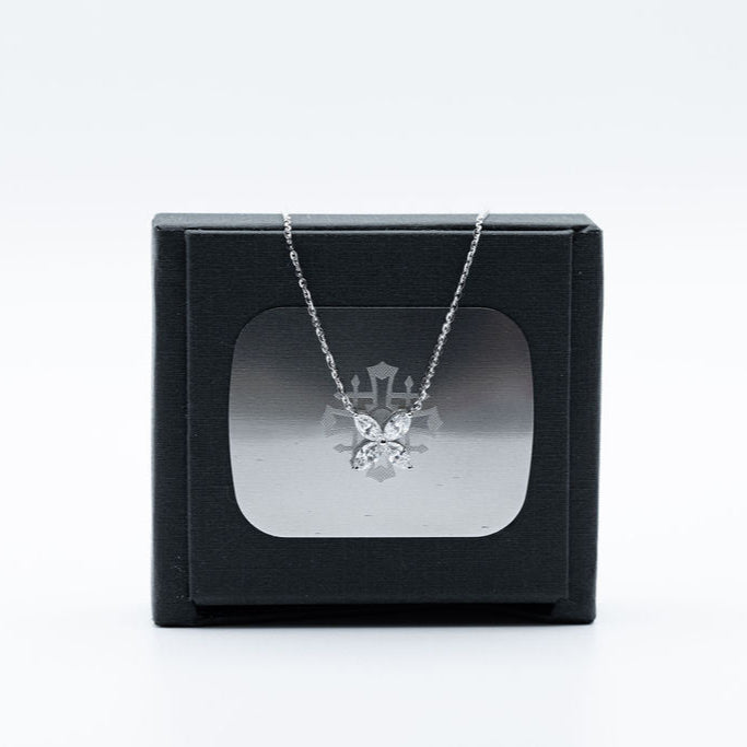 Diamond Flower Necklace