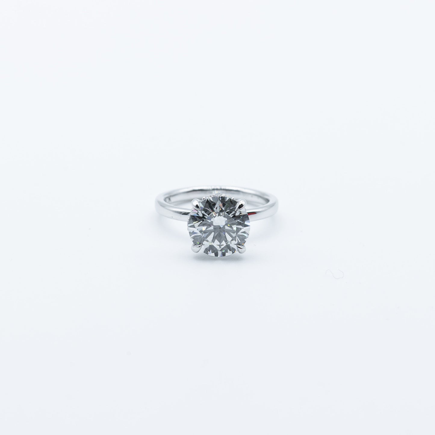 2.5 ct VVS2 Round Diamond Solitaire Ring