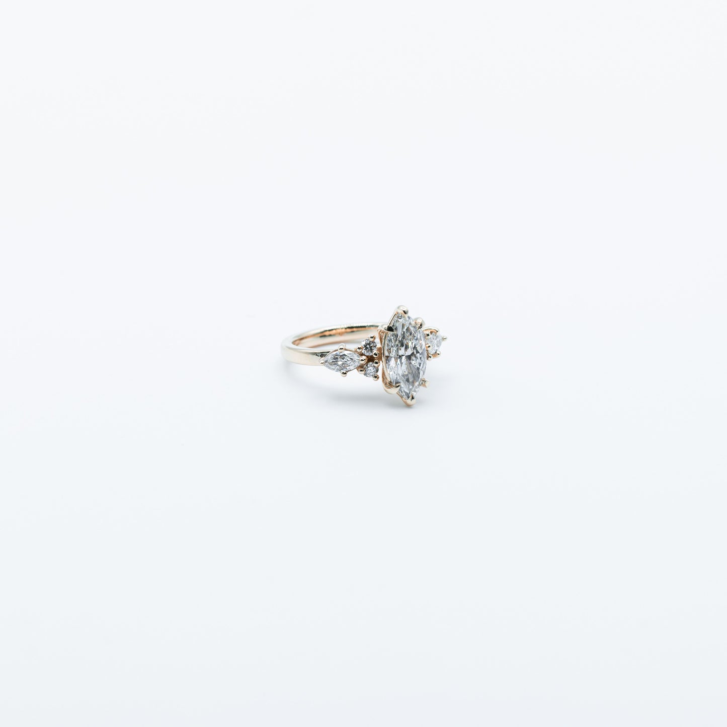 2.10 ct VVS2 D color Marquise Diamond Ring