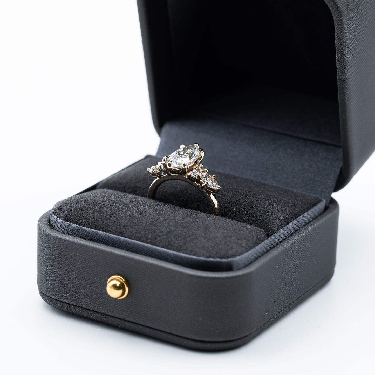 2.10 ct VVS2 D color Marquise Diamond Ring