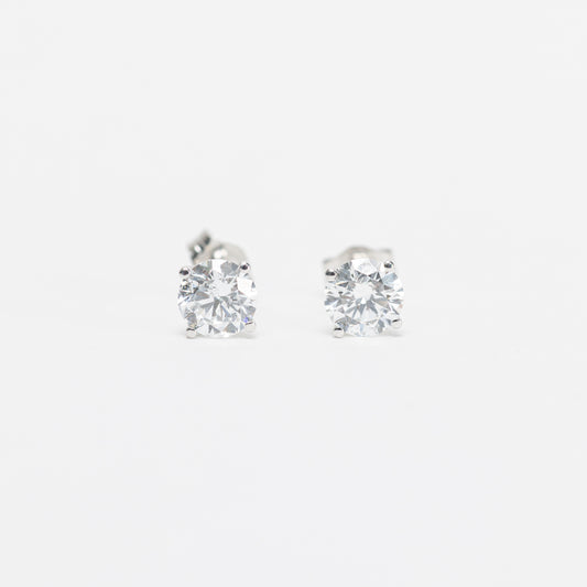 1 ctw Colorless Lab Grown Diamond 14K Studs