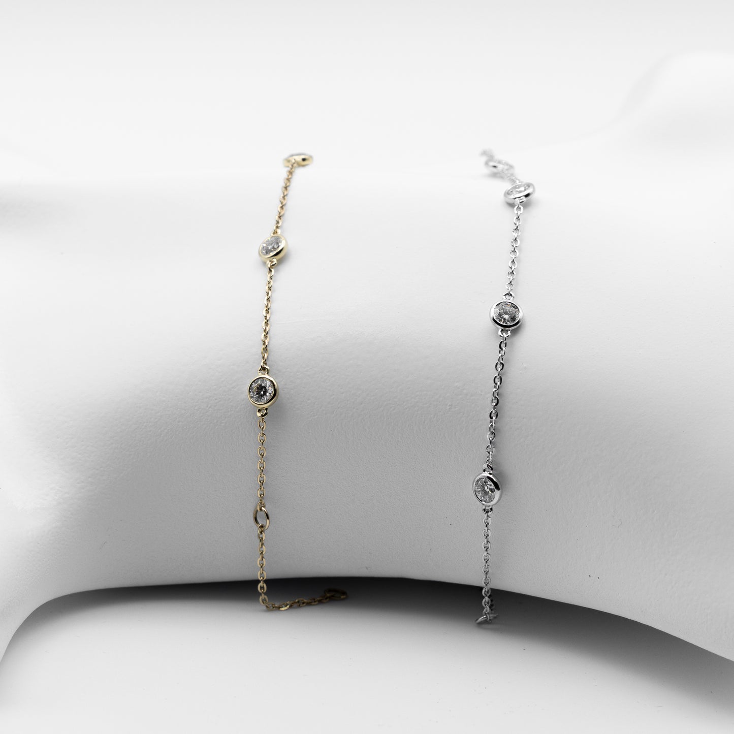 1 ct Round Diamond-by-the-Yard Bracelet