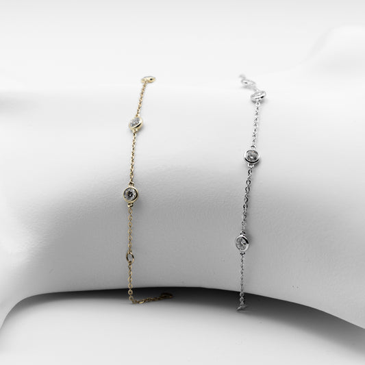 1 ct Round Diamond-by-the-Yard Bracelet