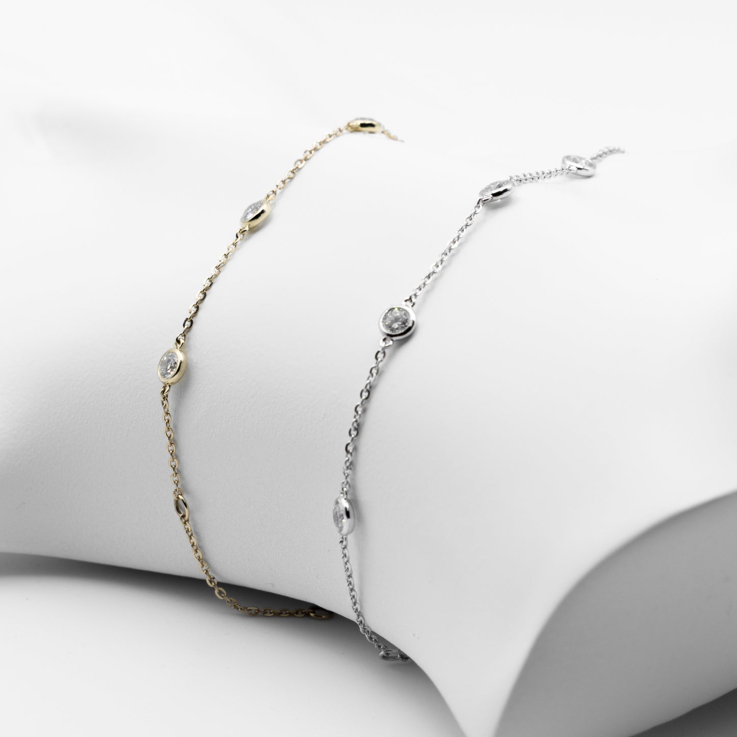 1 ct Round Diamond-by-the-Yard Bracelet