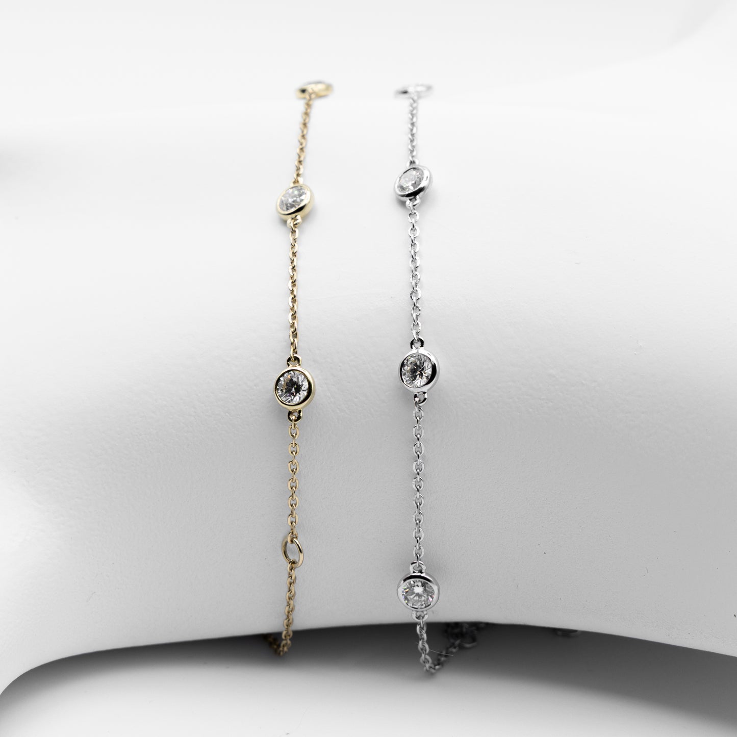 1 ct Round Diamond-by-the-Yard Bracelet