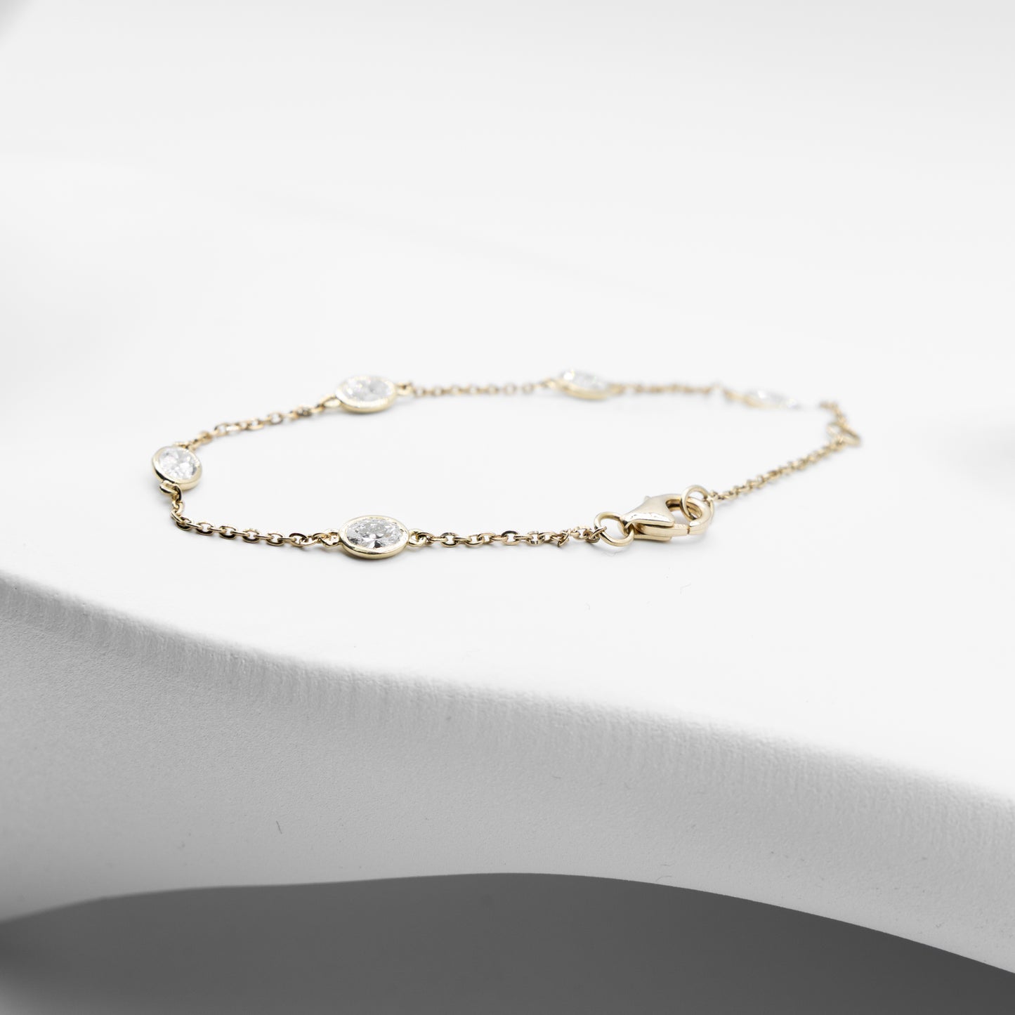 2 ct Round Diamond-by-the-Yard Bracelet
