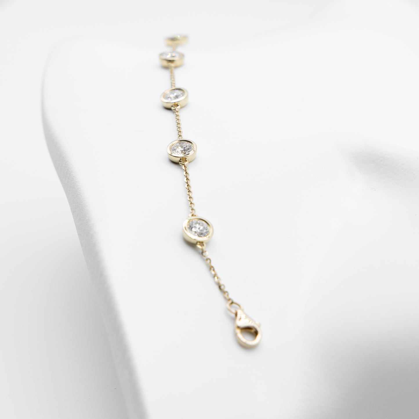 2 ct Round Diamond-by-the-Yard Bracelet