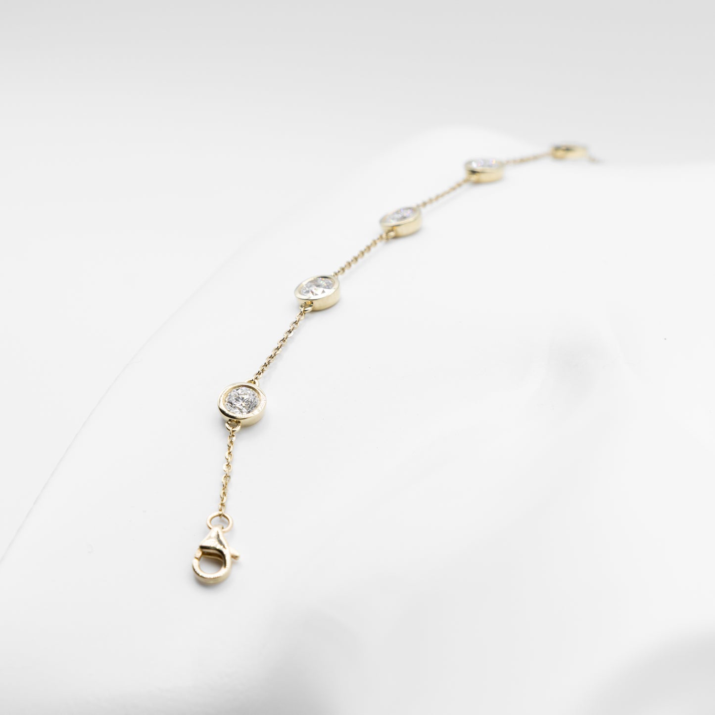 2 ct Round Diamond-by-the-Yard Bracelet