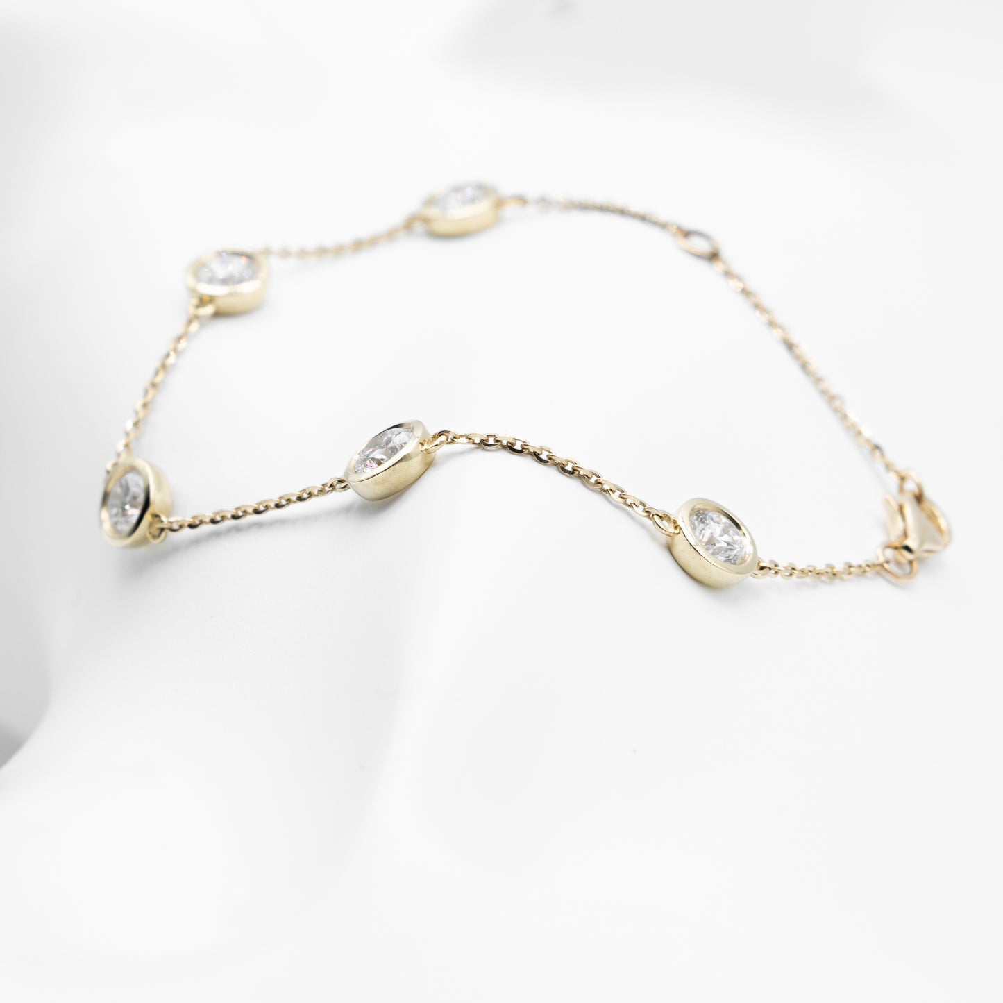 2 ct Round Diamond-by-the-Yard Bracelet